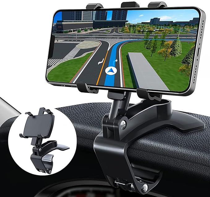 Car Cradle Mobile Phone Holder Mount Stand 360° Rotation